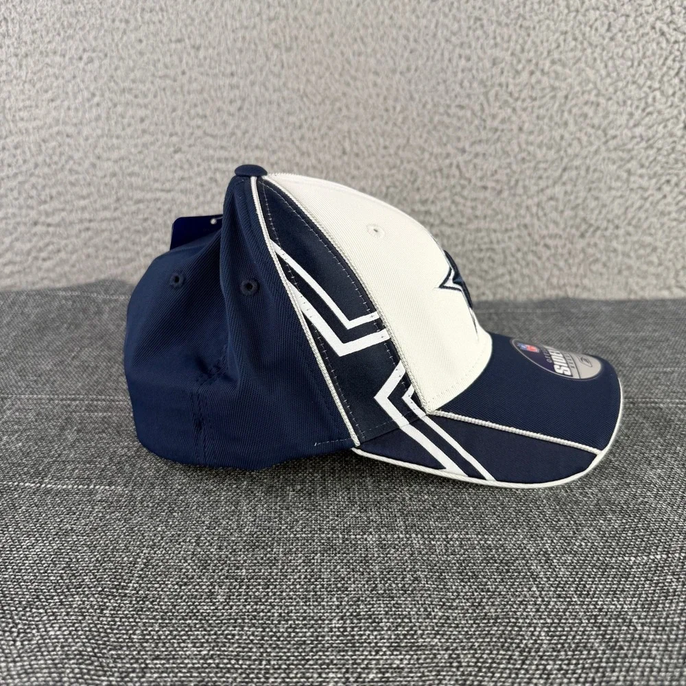 Vintage Dallas Cowboys NFL Sideline Hat Cap Mens OSFA Navy Reebok NWT Stars